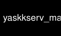 Run yaskkserv_make_dictionary in OnWorks free hosting provider over Ubuntu Online, Fedora Online, Windows online emulator or MAC OS online emulator