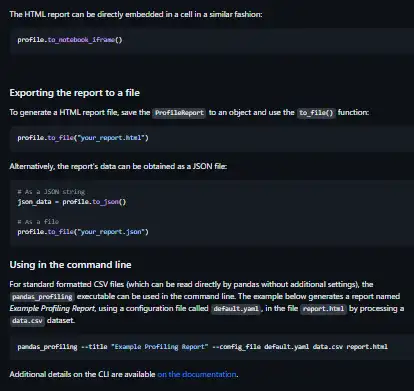 Download web tool or web app ydata-profiling