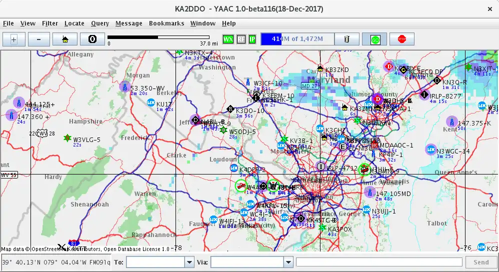 Завантажте веб-інструмент або веб-програму Ще один клієнт APRS