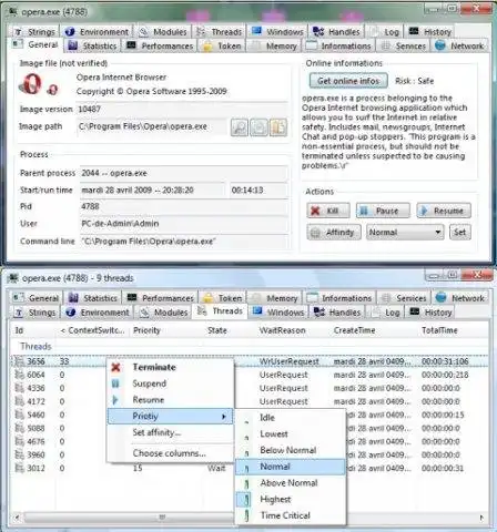 Download web tool or web app Yet Another (remote) Process Monitor