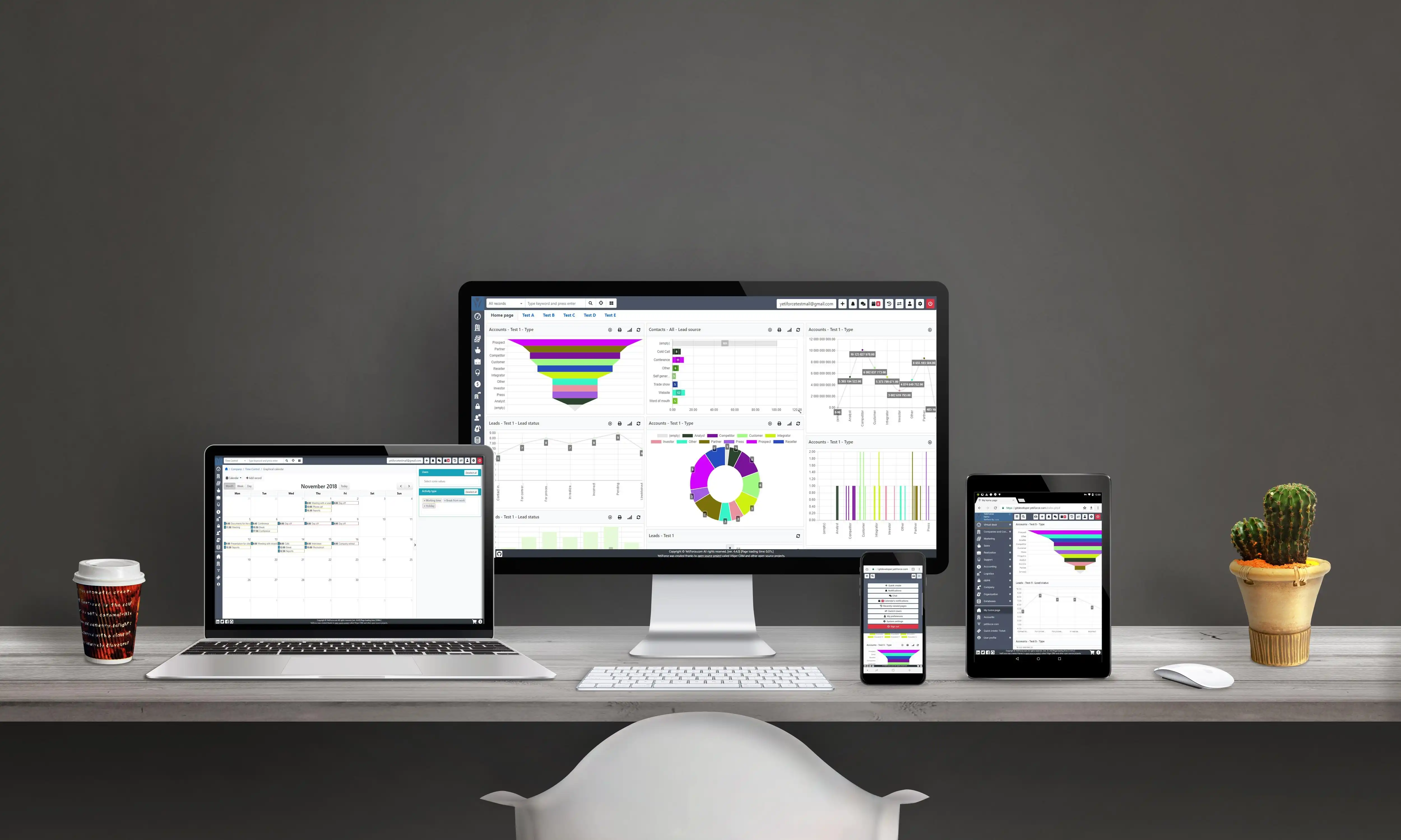 Scarica lo strumento web o l'app web YetiForce CRM