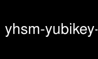 Run yhsm-yubikey-ksm in OnWorks free hosting provider over Ubuntu Online, Fedora Online, Windows online emulator or MAC OS online emulator