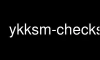 Run ykksm-checksum in OnWorks free hosting provider over Ubuntu Online, Fedora Online, Windows online emulator or MAC OS online emulator