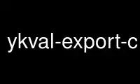 Run ykval-export-clients in OnWorks free hosting provider over Ubuntu Online, Fedora Online, Windows online emulator or MAC OS online emulator