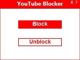 Download web tool or web app YouTube Blocker