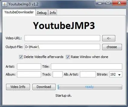 Download web tool or web app YoutubeJmp3