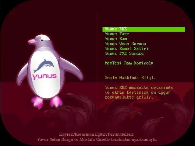 Download web tool or web app Yunus Linux