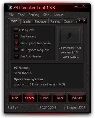 Download web tool or web app Z4 Phreaker Tool 1.3.3