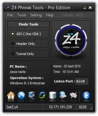 Download web tool or web app Z4 Phreak Tools 2.5