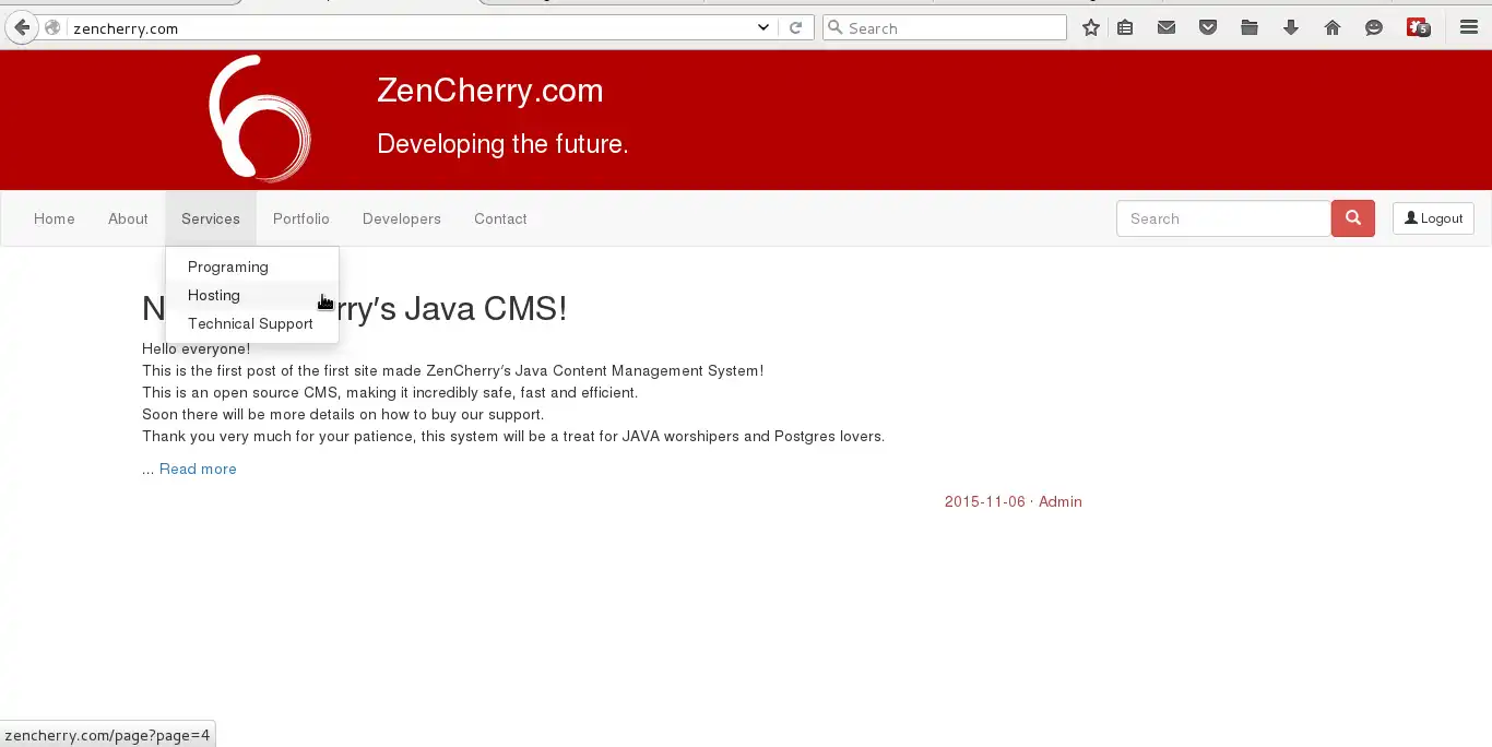 Download web tool or web app ZCMS