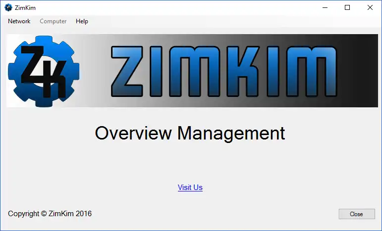 Download web tool or web app ZimKim Overview Management