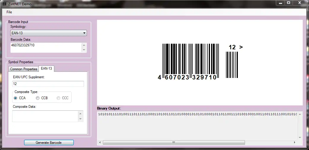 Download web tool or web app ZintNET - Barcode Library