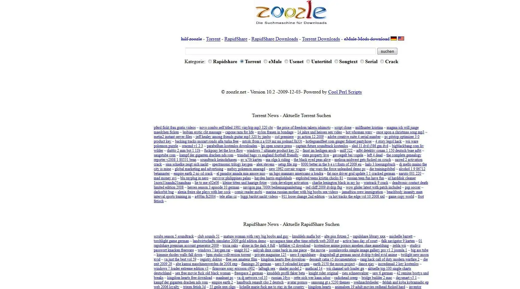 Download web tool or web app Zoozle Search  Download Suchmaschine