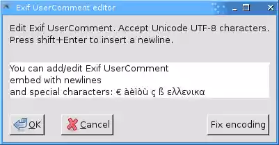Exif Usercomment Editor To Run In Linux Online
